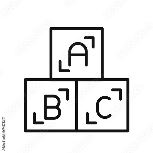 Line icon Vector illustration design