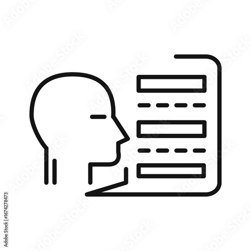 Line icon Vector illustration design