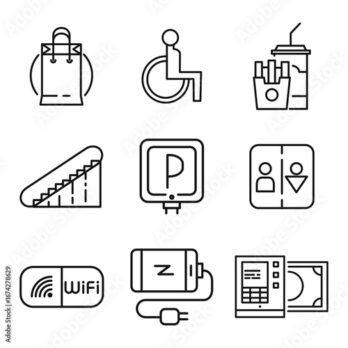 Line icon Vector illustration design
