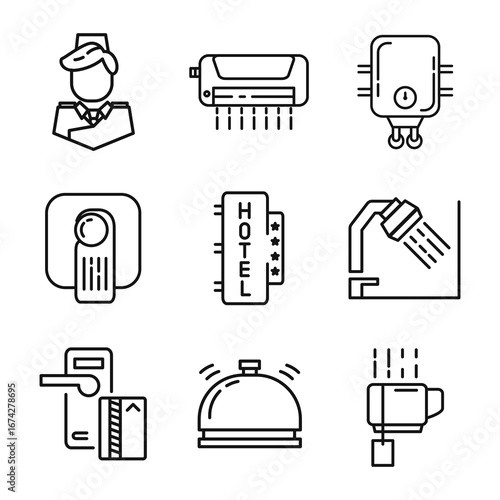 Line icon Vector illustration design