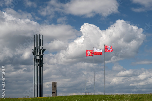 Monument at the Museum of the Battle of Grunwald in Poland – historical heritage and medieval memory