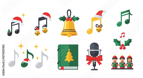 Festive Harmony: A Collection of Musical Elements Celebrating the Joy of the Season