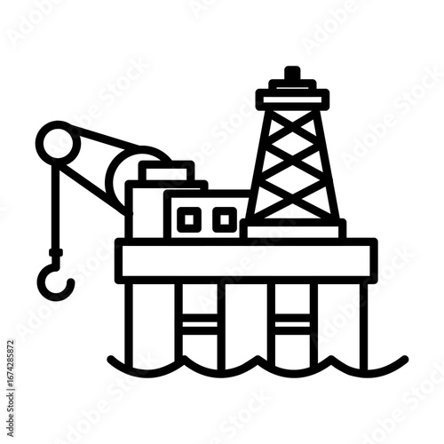 Line icon Vector illustration design
