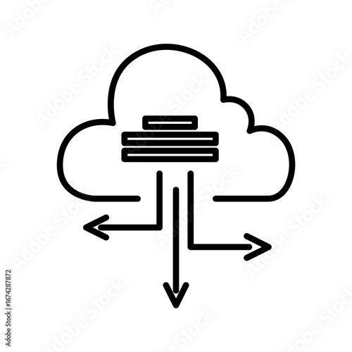 Line icon Vector illustration design