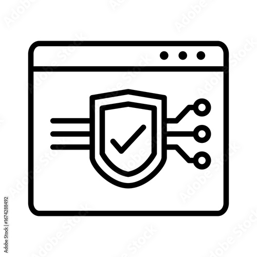 Line icon Vector illustration design