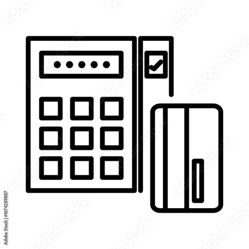 Line icon Vector illustration design