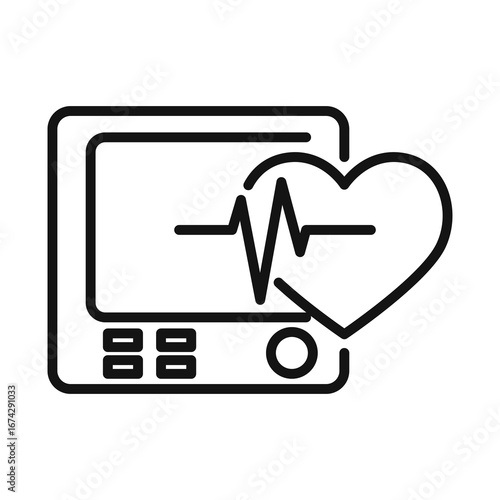 Line icon Vector illustration design