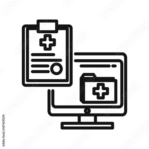 Line icon Vector illustration design