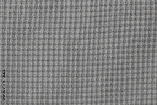 Grey Cotton Poplin Weave Fabric with Close Texture