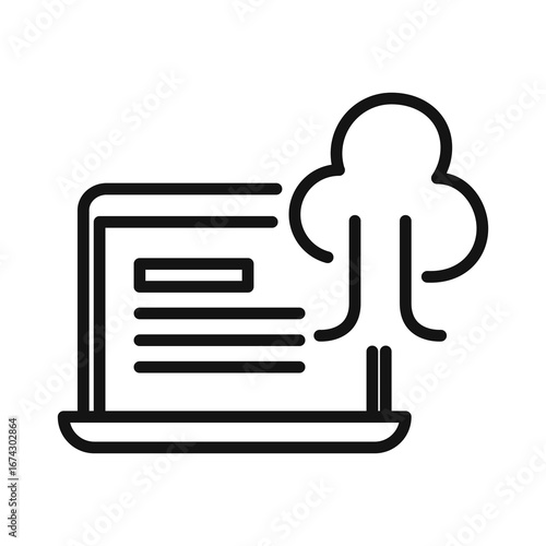 Line icon Vector illustration design