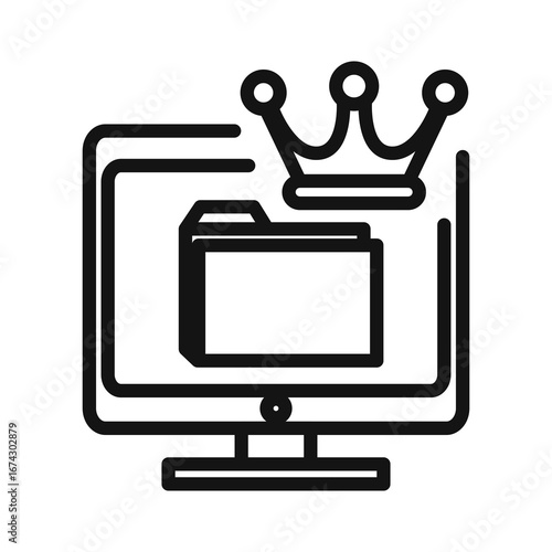 Line icon Vector illustration design