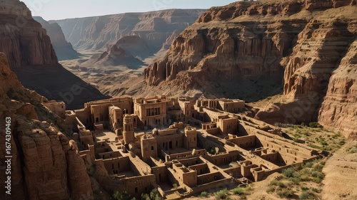 
Hidden Ancient City in a Canyon