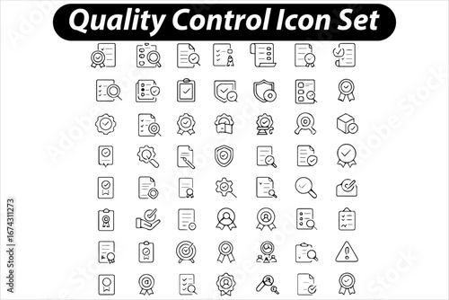 Efficiency Icon Set , Productivity, Optimization, Time Management, Lean Processes & More