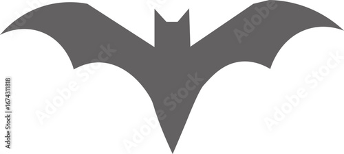 Black bat animal sign symbol element modern logo icon vector arts design white background.