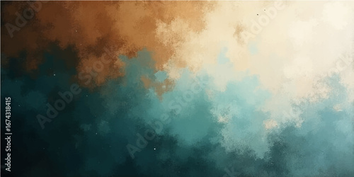 Grunge texture with dark storm clouds and a sunlit sky for an abstract, smoky backdrop