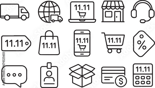 Online Shopping and Sales Icons