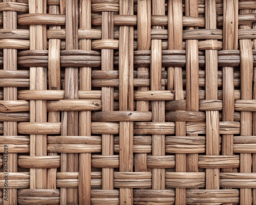 Woven rods texture
