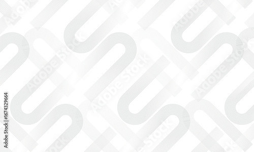グレーのグラデーションがかかった線の束が重なってうねるジオメトリックなパターン模様