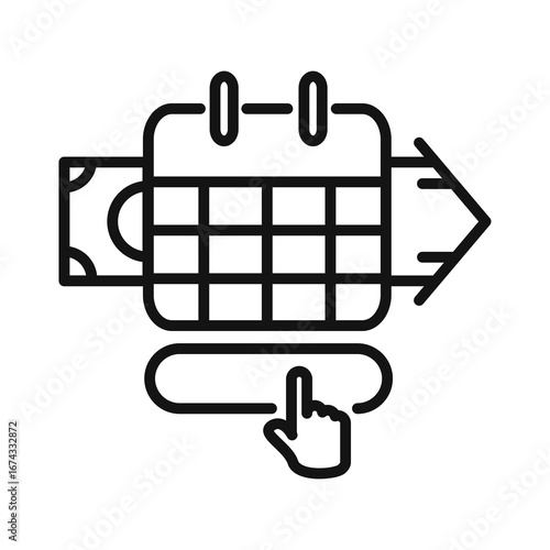 Line icon Vector illustration design