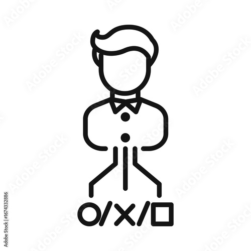 Line icon Vector illustration design