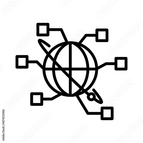 Line icon Vector illustration design