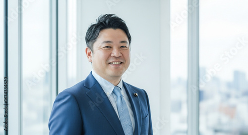 Obraz na płótnie 会社社長 役員のインタビューカット