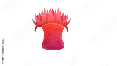 PNG Cartoon underwater sea landscape constructor with fishes and ocean animals, vector undersea world. Underwater coral reef characters of octopus with turtle,