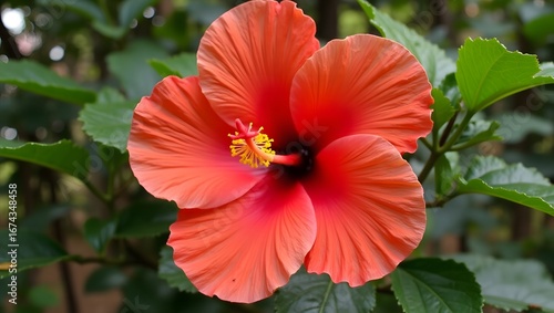 Wallpaper Mural Malaysia 'Bunga Raya' is the Malay name for the hibiscus (Hibiscus rosa-sinensis), and translates to "celebratory flower" in English. Torontodigital.ca