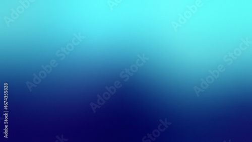 Blue dark navy indigo cyan teal abstract background. Smooth color gradient ombre blend with blurred shadow effect. Bright light glow shimmer, modern minimalist backdrop, soft artistic texture design.