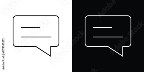Subtitles icons with Editable strokes set for UI UX