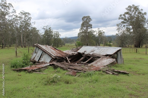 Abandoned Structure in Natural Setting