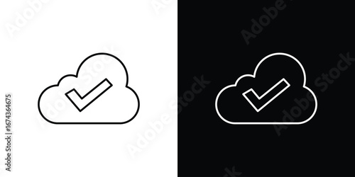 Saved to drive icons with Editable strokes set for UI UX