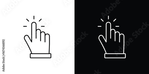 Interactive icons with Editable strokes set for UI UX