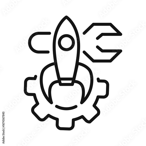 Line icon Vector illustration design