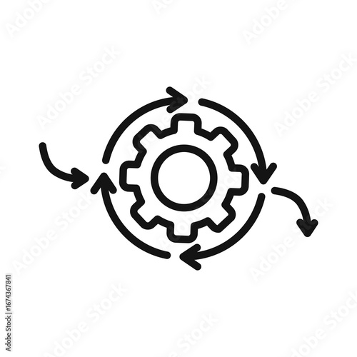 Line icon Vector illustration design