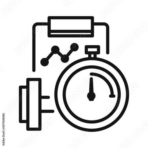 Line icon Vector illustration design