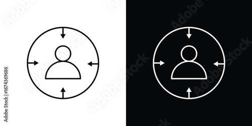 Centric consumer icons with Editable strokes set for UI UX