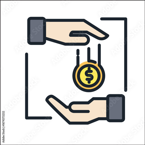 Line icon Vector illustration design