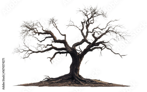 Wallpaper Mural Creepy tree with twisted on transparent background, png Torontodigital.ca