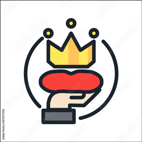Line icon Vector illustration design