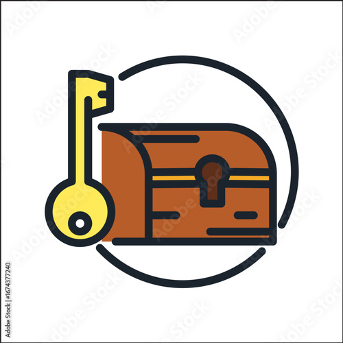 Line icon Vector illustration design