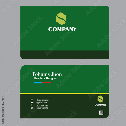 Two Side unique business card design and  Personal Id Card