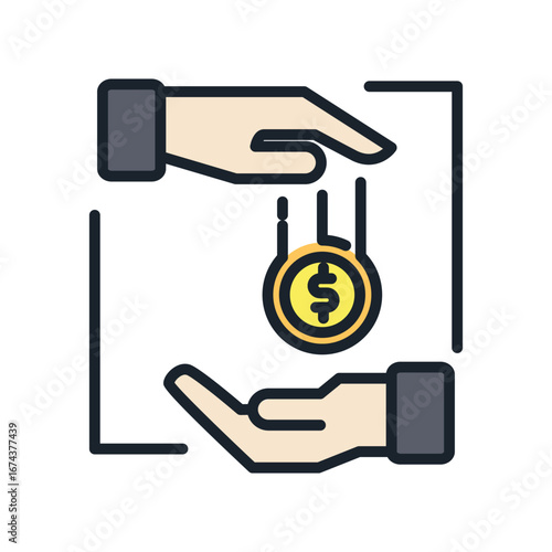 Line Icon Simple Vector Illustration Design