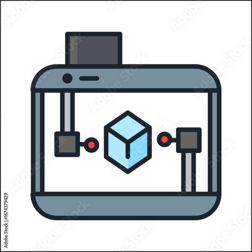 Line Icon Simple Vector Illustration Design