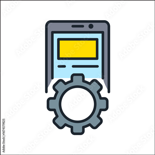 Line Icon Simple Vector Illustration Design
