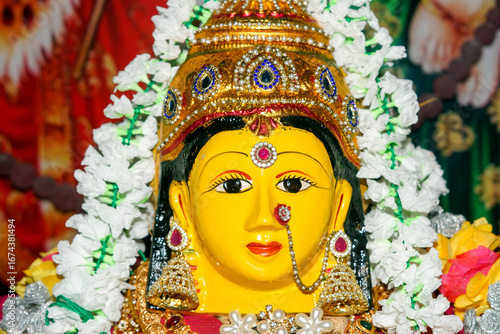 Canvas Print decoration of  durga Lakshmi Devi