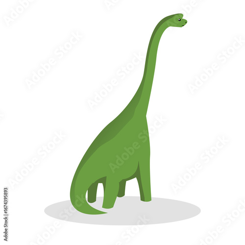 Dinosaur simple vector illustration design