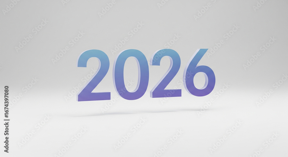 A sleek, modern 3D render of the number A sleek, modern 3D render of the number