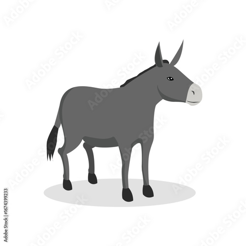 Simple Color Animal Vector Illustration Design
