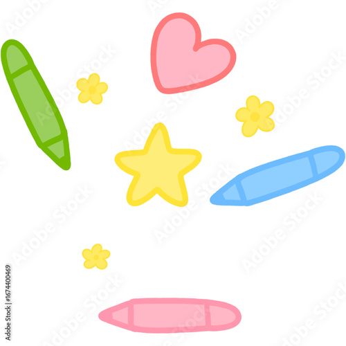 Digital planner bullet journal scrapbooking study notes stickes 